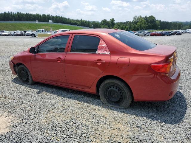 JTDBL40E899089022 - 2009 TOYOTA COROLLA BASE RED photo 2