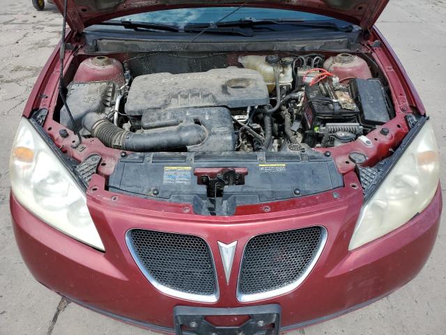 1G2ZF57B584174634 - 2008 PONTIAC G6 VALUE LEADER BURGUNDY photo 11