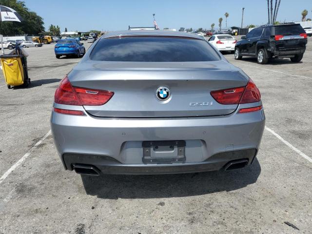 WBA6D4C58GD977125 - 2016 BMW 650 I GRAN COUPE GRAY photo 6