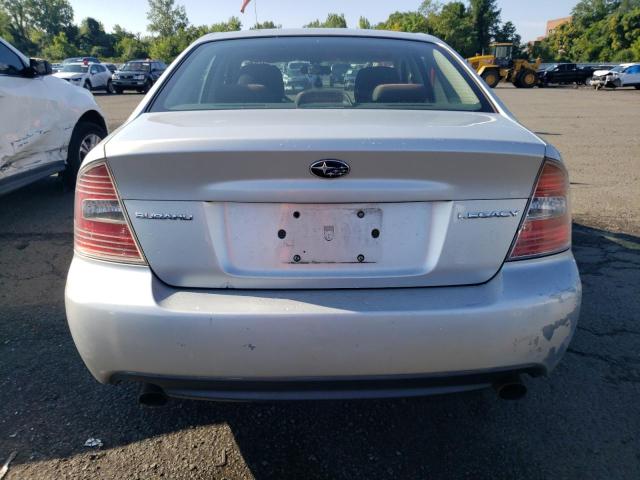 4S3BL626067201319 - 2006 SUBARU LEGACY 2.5I LIMITED SILVER photo 6