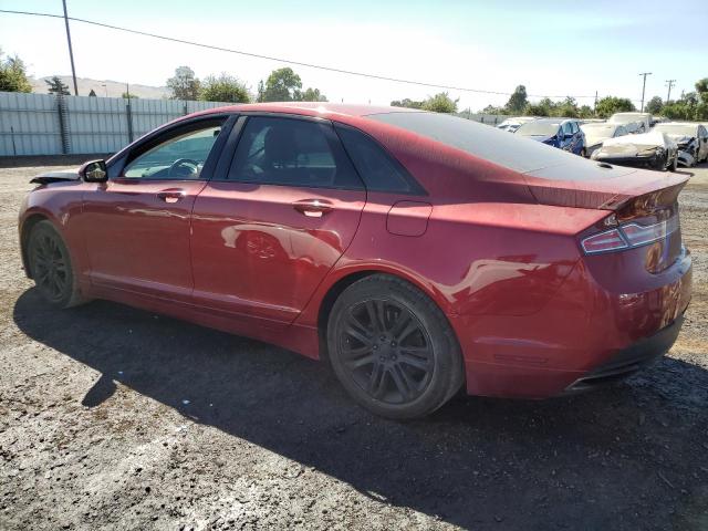 3LN6L2G92ER822514 - 2014 LINCOLN MKZ MAROON photo 2