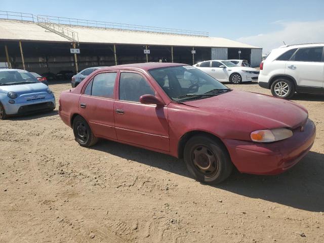1Y1SK52851Z421532 - 2001 CHEVROLET GEO PRIZM BASE RED photo 4