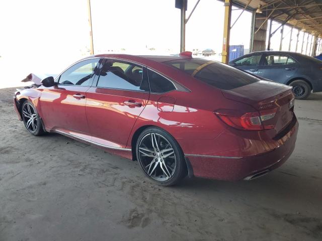 1HGCV2F94NA014390 - 2022 HONDA ACCORD TOURING BURGUNDY photo 2
