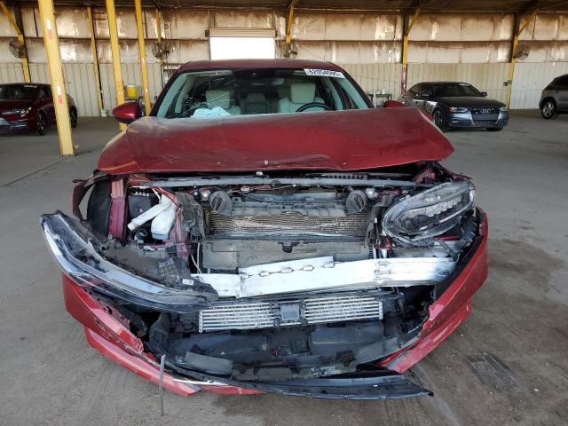 1HGCV2F94NA014390 - 2022 HONDA ACCORD TOURING BURGUNDY photo 5