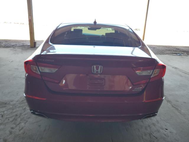 1HGCV2F94NA014390 - 2022 HONDA ACCORD TOURING BURGUNDY photo 6