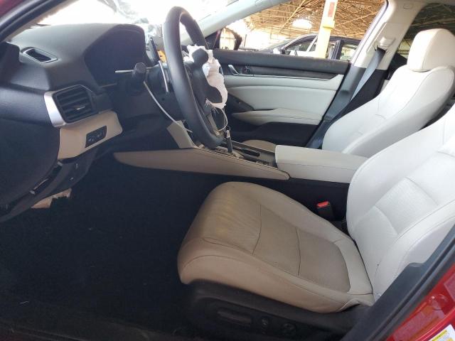 1HGCV2F94NA014390 - 2022 HONDA ACCORD TOURING BURGUNDY photo 7