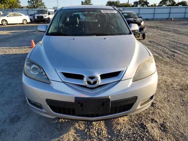 JM1BK344471653887 - 2007 MAZDA 3 HATCHBACK SILVER photo 5