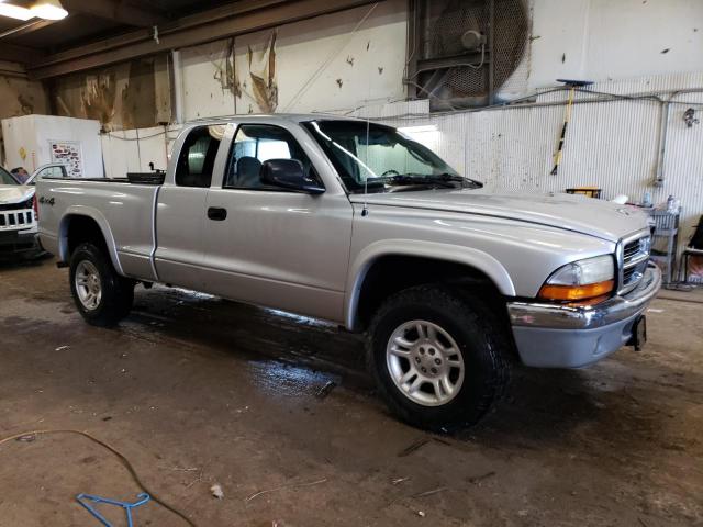 1D7HG42N24S713982 - 2004 DODGE DAKOTA SLT SILVER photo 4