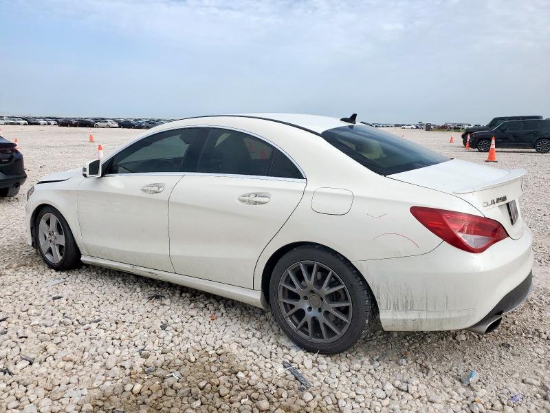 WDDSJ4GB7FN215929 - 2015 MERCEDES-BENZ CLA 250 4MATIC WHITE photo 2