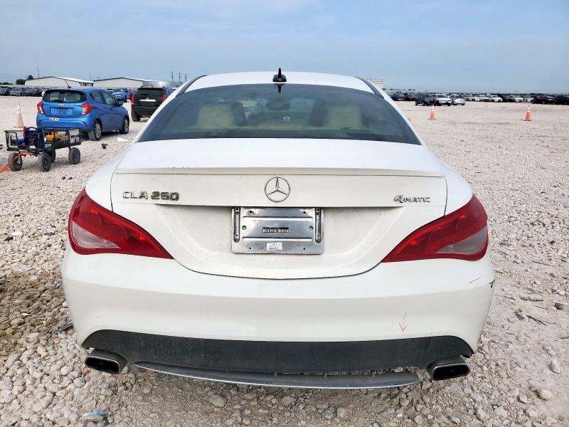 WDDSJ4GB7FN215929 - 2015 MERCEDES-BENZ CLA 250 4MATIC WHITE photo 6