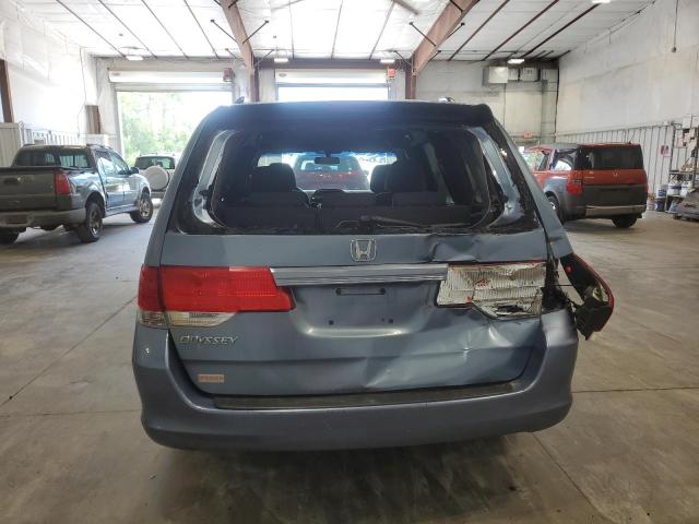 5FNRL38468B008981 - 2008 HONDA ODYSSEY EX BLUE photo 6