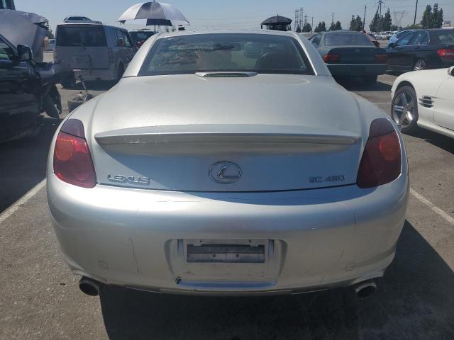 JTHFN48Y640057899 - 2004 LEXUS SC 430 SILVER photo 6