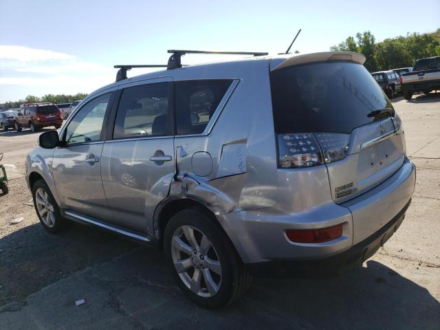 JA4JT5AX4BU009911 - 2011 MITSUBISHI OUTLANDER GT SILVER photo 2