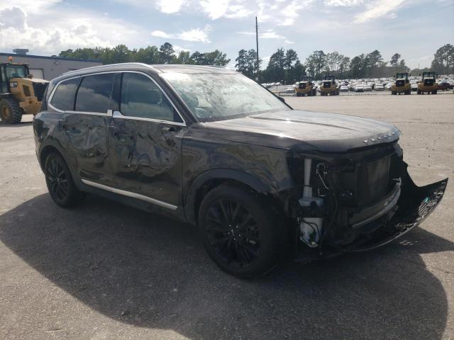 5XYP54HC3MG175879 - 2021 KIA TELLURIDE SX GRAY photo 4