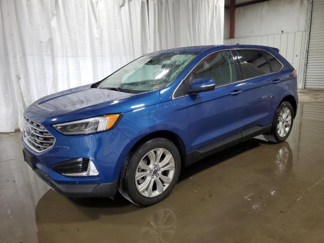 2FMPK4K95NBA08396 - 2022 FORD EDGE TITANIUM BLUE photo 1