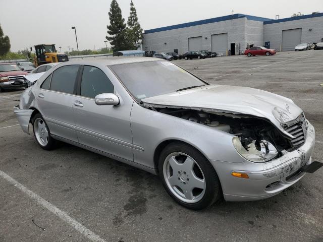 WDBNG70J73A345204 - 2003 MERCEDES-BENZ S 430 SILVER photo 4