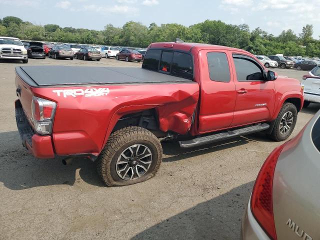 3TYSZ5AN6MT017107 - 2021 TOYOTA TACOMA ACCESS CAB წითელი ფოტო 3