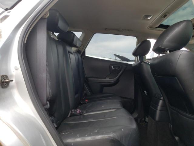 JN8AZ08W16W527333 - 2006 NISSAN MURANO SL SILVER photo 11