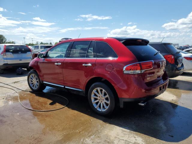 2LMDJ6JK5DBL17360 - 2013 LINCOLN MKX RED photo 2