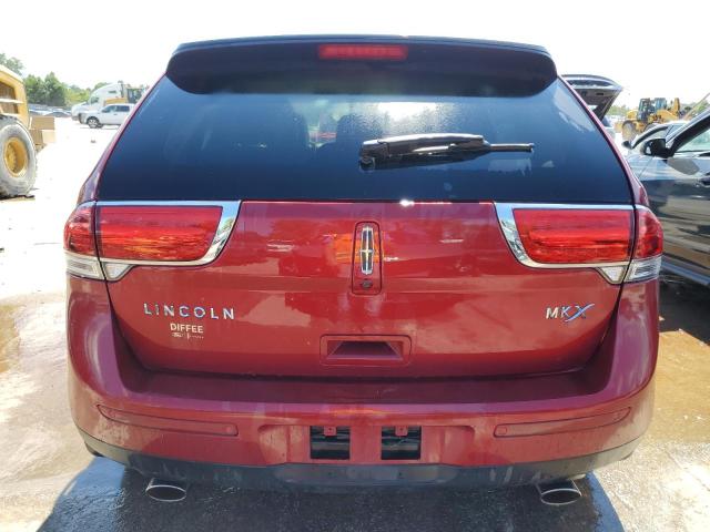 2LMDJ6JK5DBL17360 - 2013 LINCOLN MKX RED photo 6