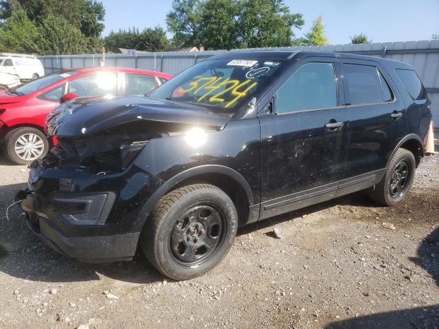 1FM5K8AR4JGA37424 - 2018 FORD EXPLORER POLICE INTERCEPTOR BLACK photo 1