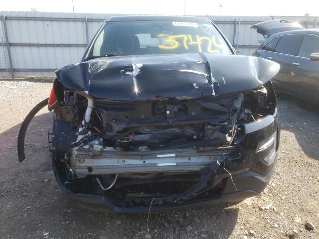 1FM5K8AR4JGA37424 - 2018 FORD EXPLORER POLICE INTERCEPTOR BLACK photo 5