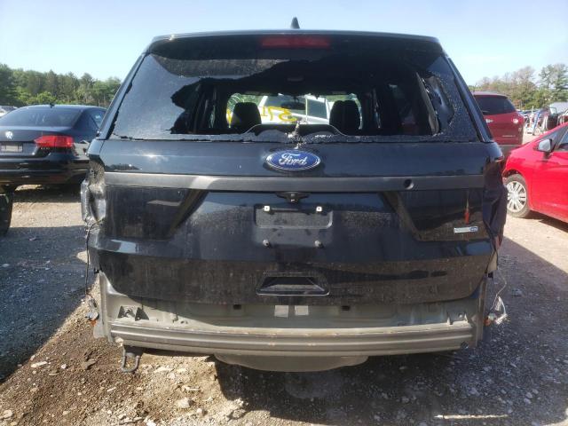 1FM5K8AR4JGA37424 - 2018 FORD EXPLORER POLICE INTERCEPTOR BLACK photo 6