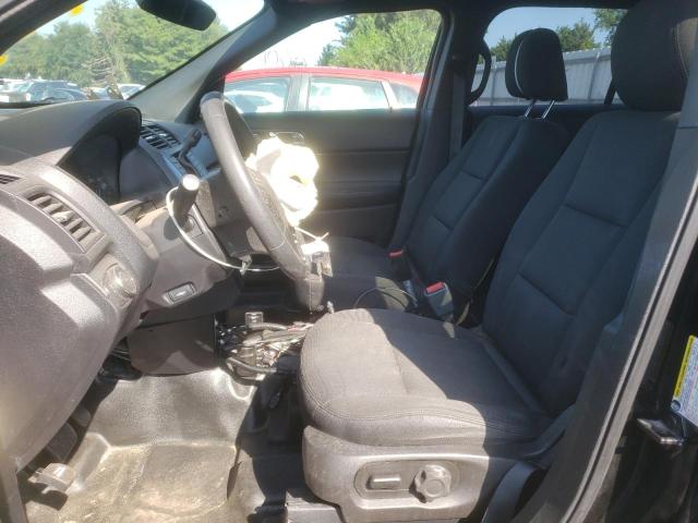 1FM5K8AR4JGA37424 - 2018 FORD EXPLORER POLICE INTERCEPTOR BLACK photo 7