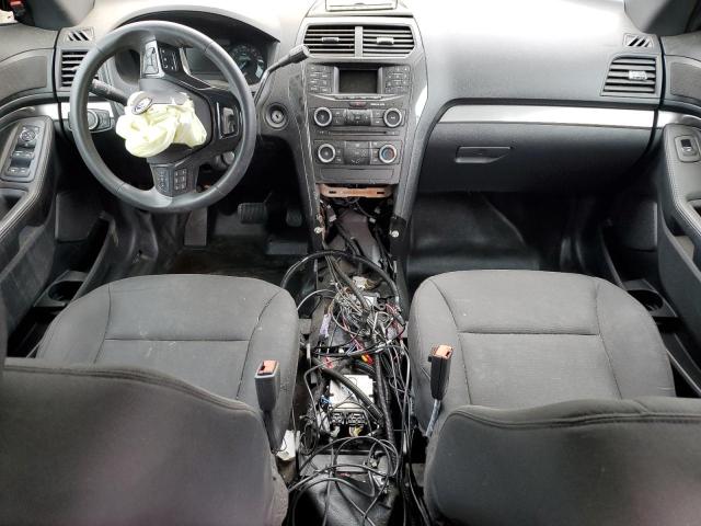 1FM5K8AR4JGA37424 - 2018 FORD EXPLORER POLICE INTERCEPTOR BLACK photo 8