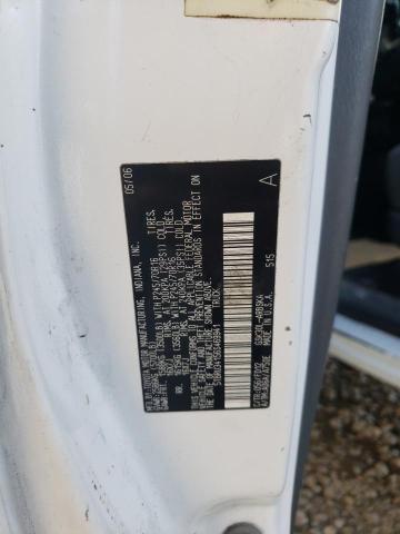 5TBRU34156S469941 - 2006 TOYOTA TUNDRA ACCESS CAB SR5 WHITE photo 12