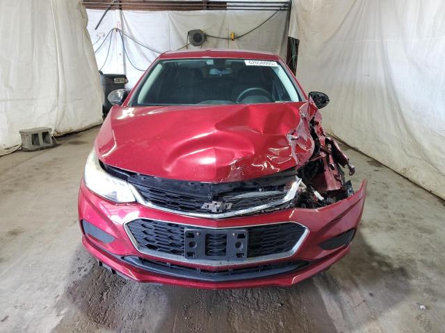 3G1BE6SM1JS608058 - 2018 CHEVROLET CRUZE LT Bordo foto 5