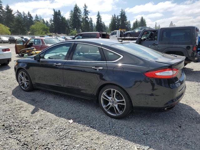 3FA6P0K95DR164163 - 2013 FORD FUSION TITANIUM BLACK photo 2