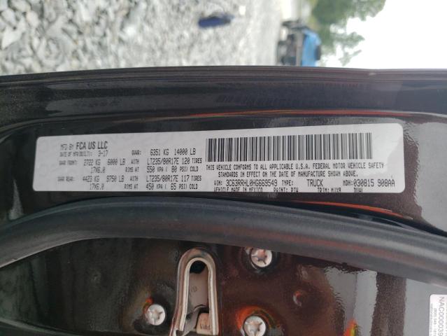 3C63RRHL0HG669549 - 2017 RAM 3500 SLT BROWN photo 13