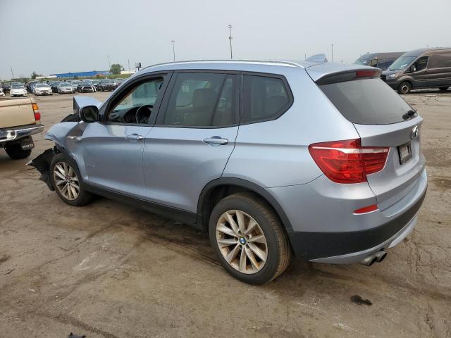 5UXWX9C52D0A15544 - 2013 BMW X3 XDRIVE28I BLUE photo 2