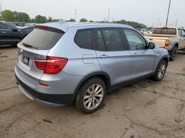 5UXWX9C52D0A15544 - 2013 BMW X3 XDRIVE28I BLUE photo 3