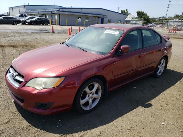 4S3BL616797225820 - 2009 SUBARU LEGACY 2.5I BURGUNDY photo 1