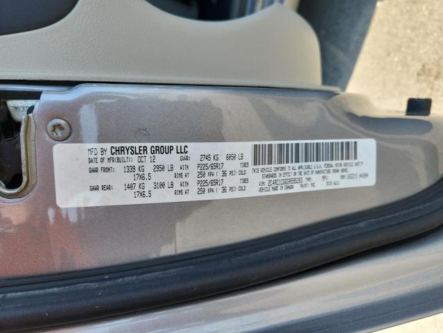 2C4RC1CG6DR595283 - 2013 CHRYSLER TOWN & COU TOURING L SILVER photo 13