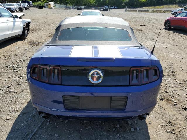 1ZVBP8EM0E5222205 - 2014 FORD MUSTANG BLUE photo 6