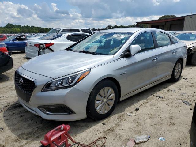 KMHE24L17HA050102 - 2017 HYUNDAI SONATA HYBRID SILVER photo 1