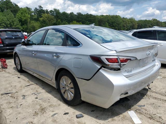 KMHE24L17HA050102 - 2017 HYUNDAI SONATA HYBRID SILVER photo 2