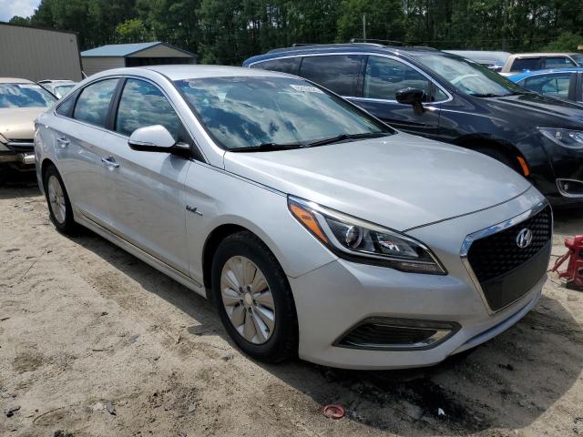 KMHE24L17HA050102 - 2017 HYUNDAI SONATA HYBRID SILVER photo 4