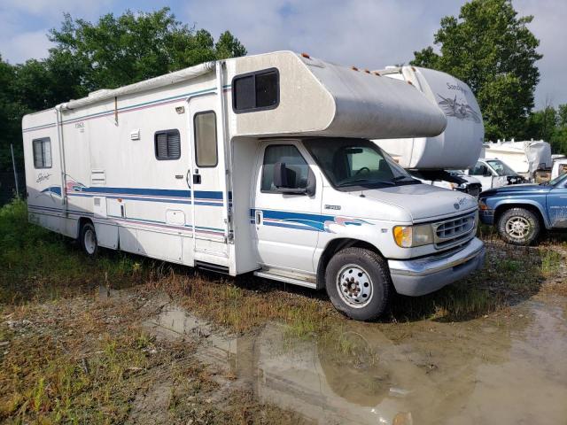 1FDXE40S4WHB01802 - 1998 FORD ECONOLINE E450 SUPER DUTY CUTAWAY VAN RV WHITE photo 1