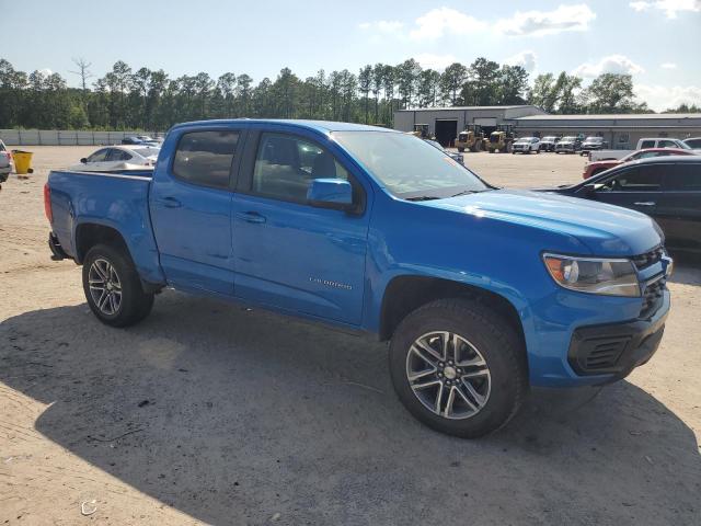 1GCGSBEN3M1249496 - 2021 CHEVROLET COLORADO 蓝色 照片 4