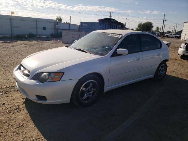 4S3BL616057200400 - 2005 SUBARU LEGACY 2.5I WHITE photo 1