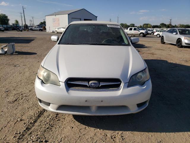 4S3BL616057200400 - 2005 SUBARU LEGACY 2.5I WHITE photo 5