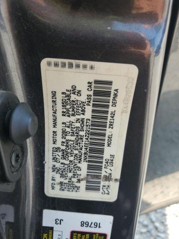 1NXBU4EE1AZ221573 - 2010 TOYOTA COROLLA BASE Qara foto 12