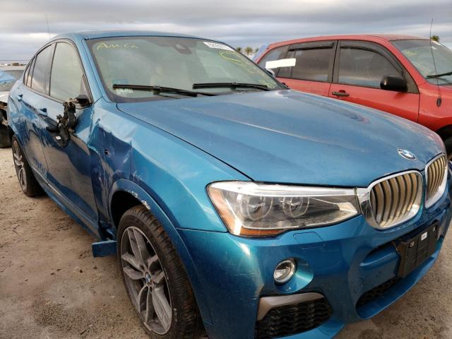 5UXXW7C56J0W64641 - 2018 BMW X4 XDRIVEM40I BLUE photo 1