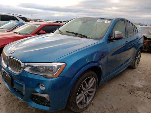 5UXXW7C56J0W64641 - 2018 BMW X4 XDRIVEM40I BLUE photo 2