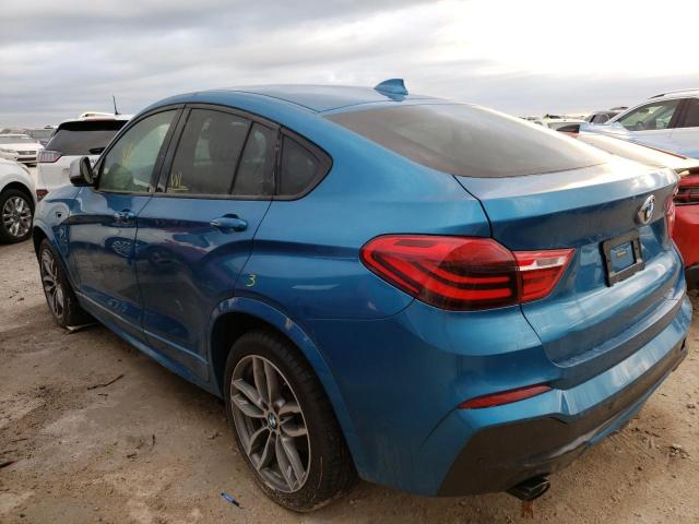 5UXXW7C56J0W64641 - 2018 BMW X4 XDRIVEM40I BLUE photo 3