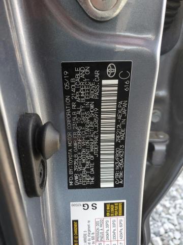 JTDEPRAE7LJ045919 - 2020 TOYOTA COROLLA LE BLUE photo 12